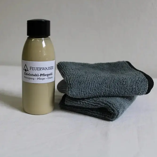 Vårdolja i rostfritt stål